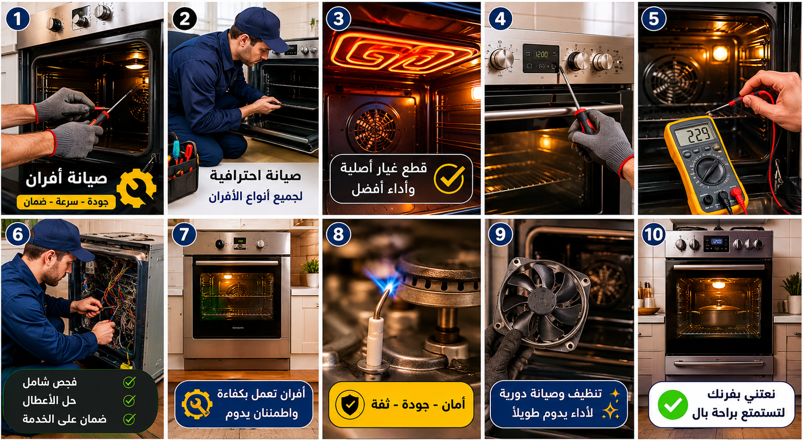 شركة صيانة افران بصفوي